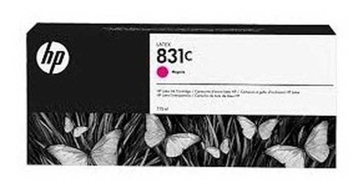 HP 831C 775-ml Magenta Latex Ink Cartridge