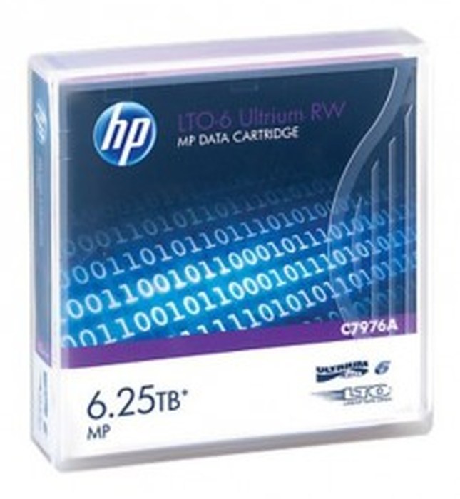 Bande de sauvegarde HP LTO-6 Ultrium 6.25TB MP RW (C7976A)