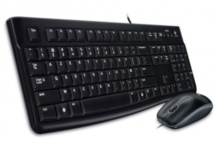 Logitech Desktop MK120 - Ensemble souris + clavier (AZERTY Français)