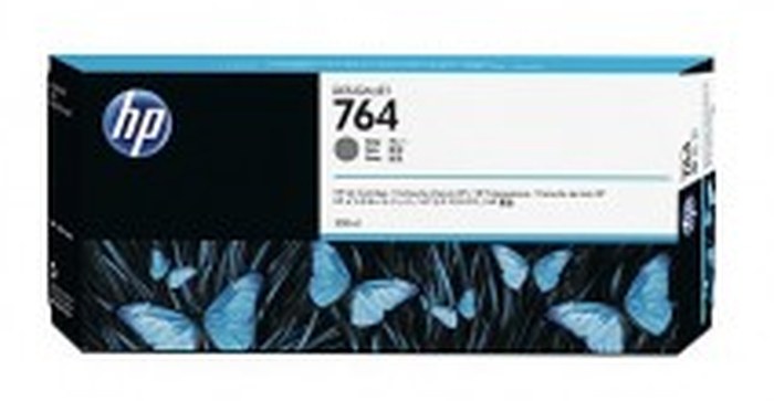 HP 764 300-ml Gray Cartouche (C1Q18A)
