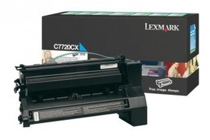 C772, X772e TONER Cyan très haute capacité (15K) (C7720CX)