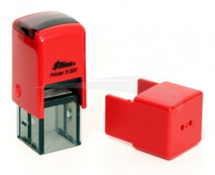 Cachet personnalisable Shiny Printer S-520 format empreinte 20 mm x 20 mm 1 ligne