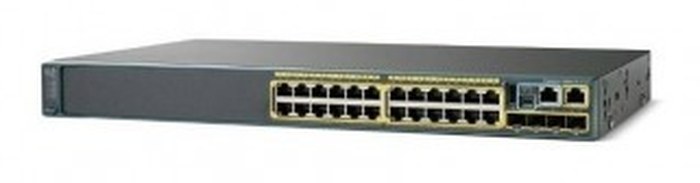 Switch Cisco Catalyst 2960S - 24 ports 10/100/1000 + 4 x SFP avec LAN Base