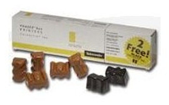 Toner Xerox Phaser 840 ColorStix d'encre pour Phaser 840 (5 ColorStix Jaune + 2 ColorStix noirs gratuits)