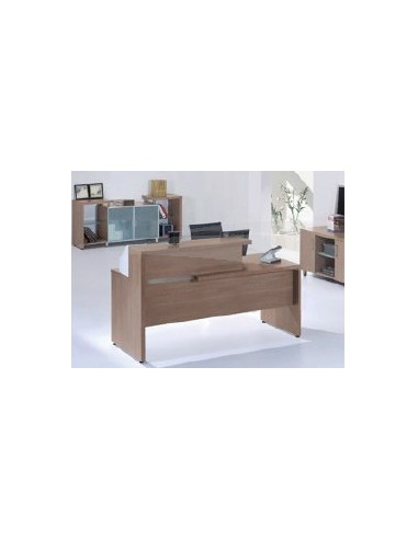 Comptoir de réception 1600W x 750D x 1050H Wengé