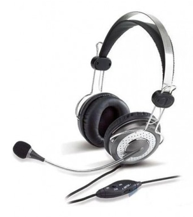 Casque GENIUS HS-04SU /Micro / Argent