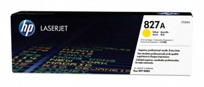 HP 827A Yellow LaserJet TonerCartridge (CF302A)