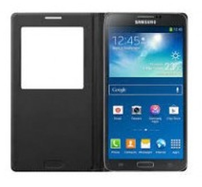 SAMSUNG S CIEW COVER POUR NOTE 3 NOIR
