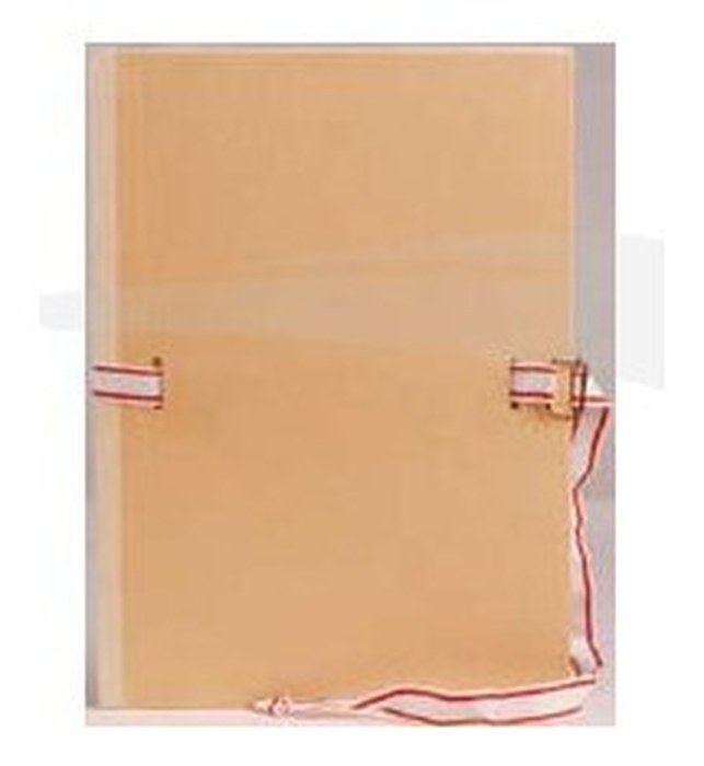CHEMISE A SANGLE - SICLA - PLEIN KRAFT - PETIT FORMAT - 32*24 CM - Lot de 10 chemises