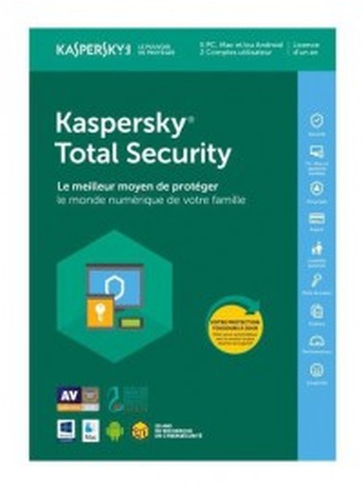 Kaspersky Total Security 2018 Multi-Devices - 5 postes