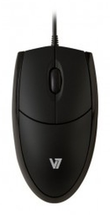 Souris USB V7 Filaire à LED optique - Noir (MV3000010-BLK-5E)