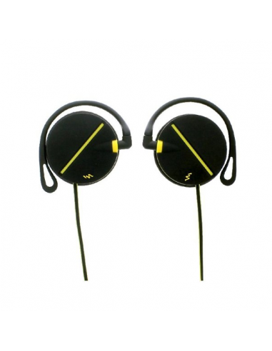 Casque Sport Clip Noir/jaune