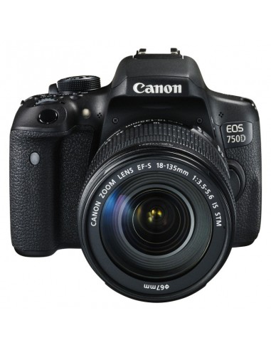 Reflex Canon EOS 750D + Objectif Canon EF-S 18-135mm f/3.5-5.6 IS STM