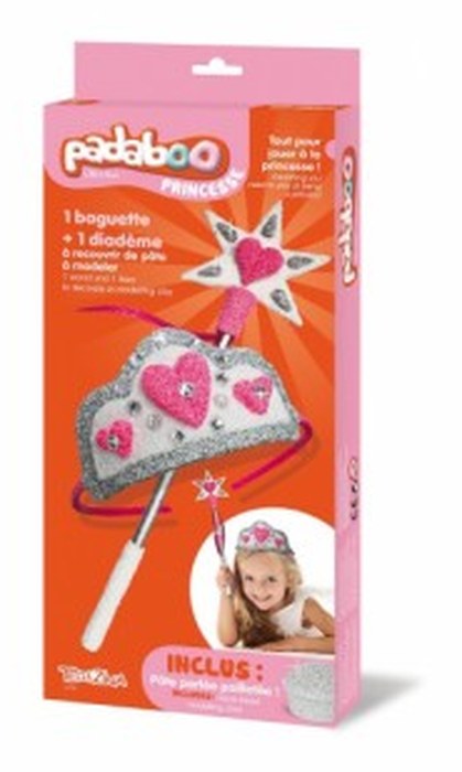 Coffret diadème et baguette de princesse à décorer