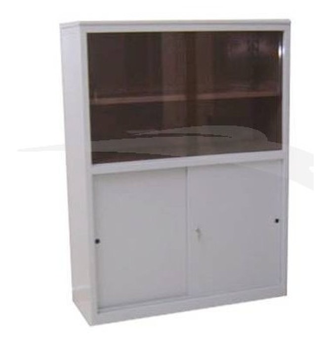 ARMOIRE MÉTALLIQUE - DEMI VITRÉE