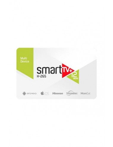 Service Smart IPTV 12 Mois H265 /Compatible avec Récepteurs Pinacle - Moresat - Vision Clever - Echosonic - Echolink - Revolut