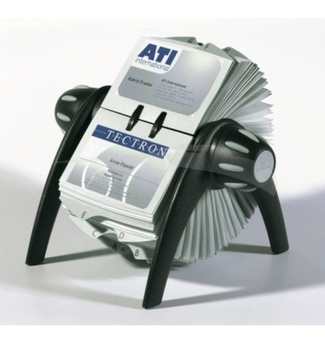 FICHIER ROTATIF DE CLASSEMENT - DURABLE - VISIFIX FLIP - 400 CARTES DE VISITE