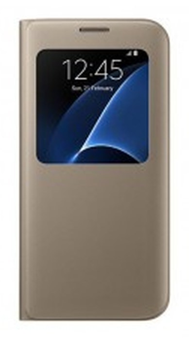 SAMSUNG S VIEW POUR S7 EDGEGOLD (EF-CG935PFEGWW)