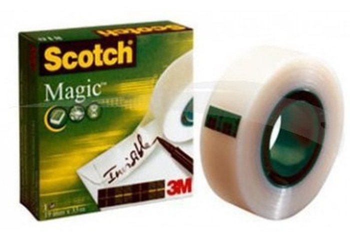 ROULEAU SCOTCH ADHÉSIF - 3M - MAGIC INVISIBLE - Lot de 10 rouleaux