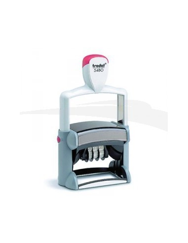 Dateur TRODAT Métal Line 5480 Format empreinte 68mm x 47 mm 8 lignes
