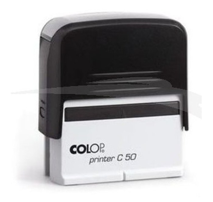 Cachet personnalisable COLOP Printer C10 format empreinte 10 mm x 27 mm 3 lignes