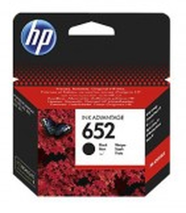 HP 652 Black Ink Cartridge (F6V25AE)