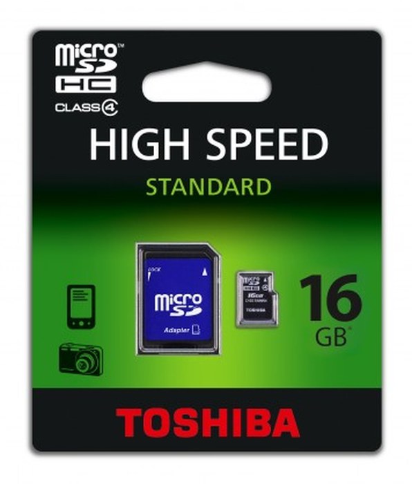 Carte SD Toshiba 16GO +ADP