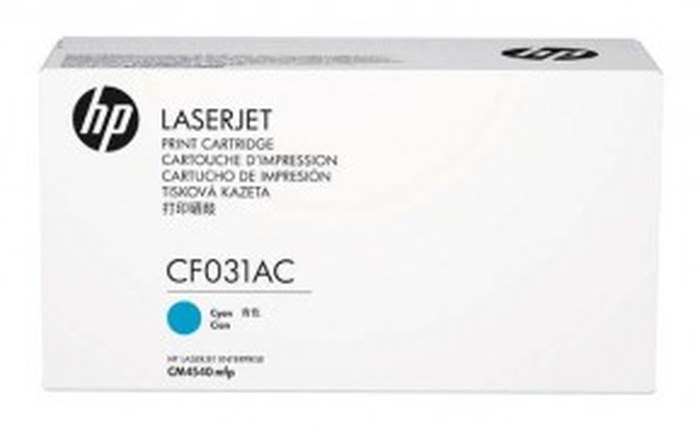 HP Cyan LaserJet Print Cartridge CF031AC