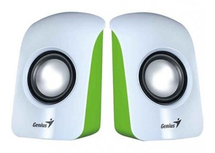 Enceinte GENIUS SP-U115 /USB /Blanc-Vert