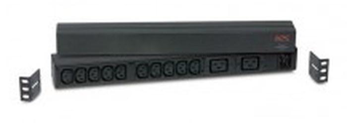 APC PDU 16A, 1U, 10 x IEC C13(10A)+2xIEC C19 (16A), Gar2ans (AP9559)