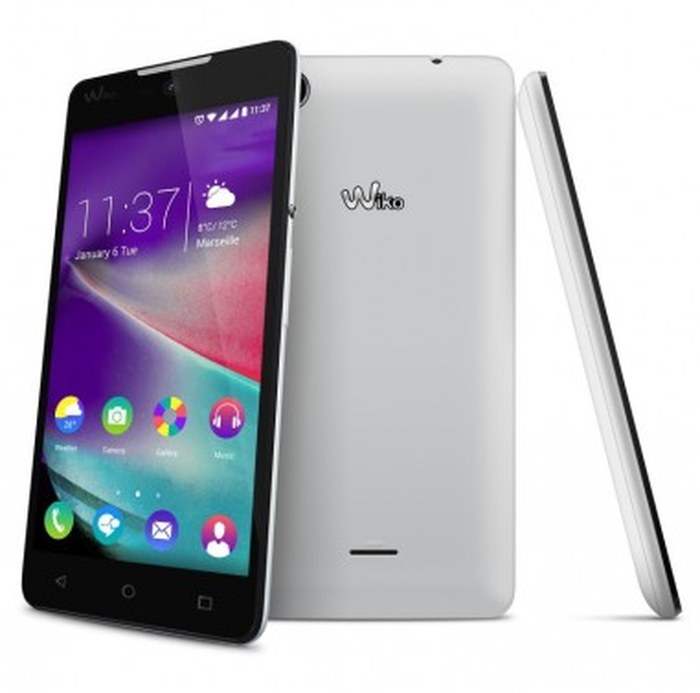 WIKO 5'' QUAD CORE 4G RAINBOW LITE BLANC