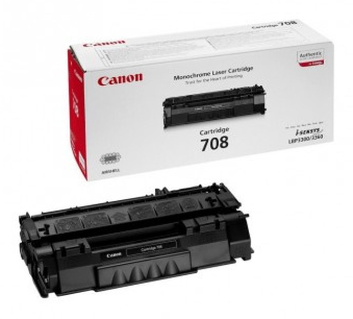 Cartouche de toner Canon 708 Noir - 2500 Pages