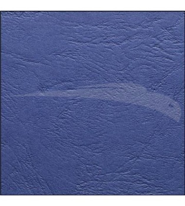 100 Couvertures pour reliure A4 en carte grainée cuir 240g (Bleu)