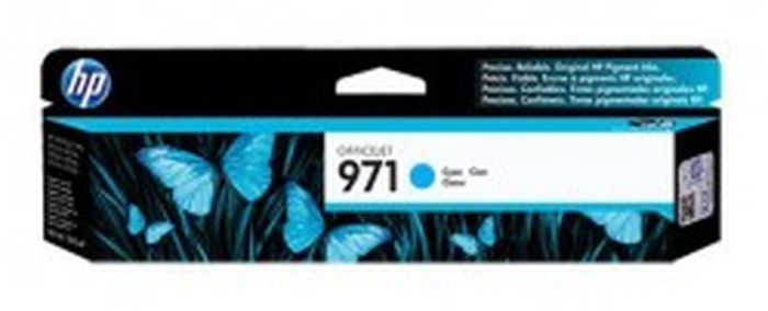 Cartouche authentique d'encre cyan HP 971 (CN622AE)
