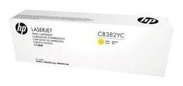 HP CB382YC Yellow Optimized Contract Original LaserJet Toner Cartridge