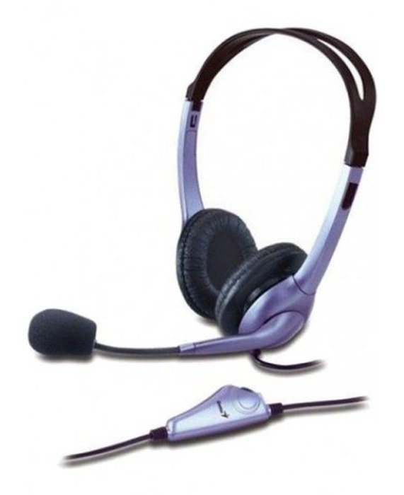 Casque GENIUS HS-04S /Micro / Noir /Argent
