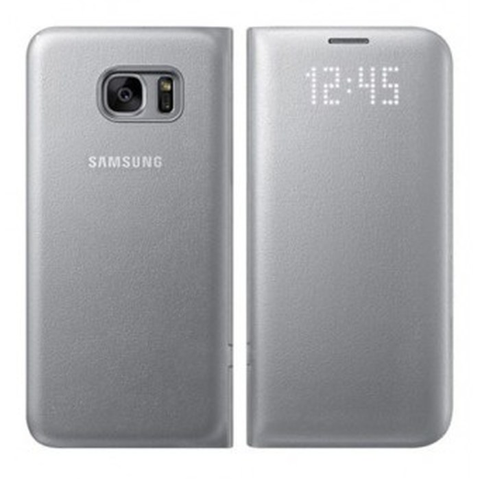 Cover SAMSUNG S View pour Galaxy S7 /5.1Pouce /Silver