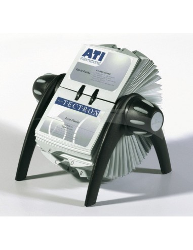 FICHIER ROTATIF DE CLASSEMENT - DURABLE - VISIFIX FLIP - 400 CARTES DE VISITE