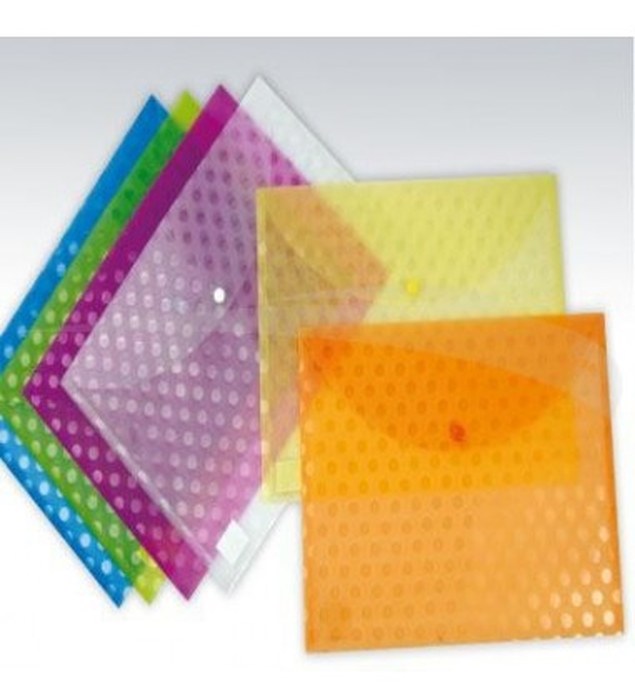 PORTE DOCUMENT TRANSPARENT - ALPHA - GRAND FORMAT - Lot de 12