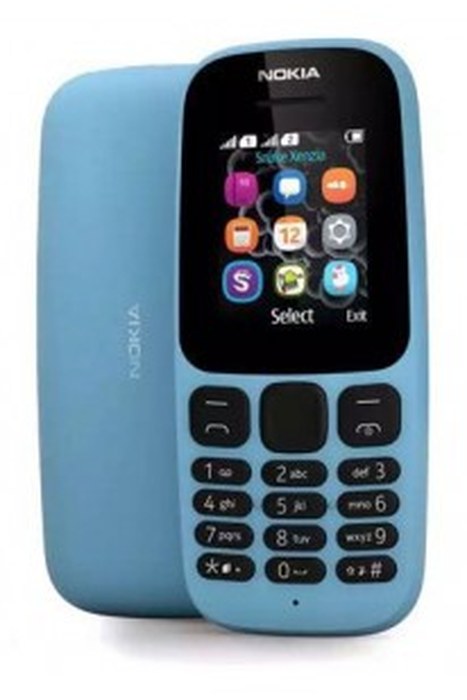 NOKIA 105 /Bleu /1,8Pouce /TFT /Radio FM