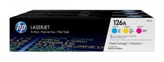 TONER HP 126A Tri-pac (Cyan,Magenta,Yellow)