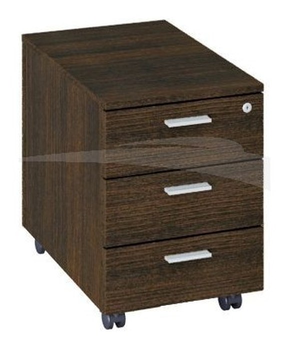 CAISSON mobile 3 tiroirs 410W*556D*577H WENGE