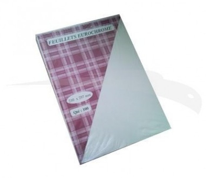 100 COUVERTURE OROCHROME BLANCHES A4 LISSES