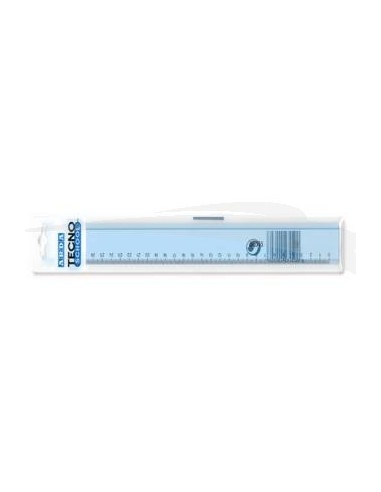 REGLE PLATE EN CRISTAL - ARDA - 30CM TECNOSCHOOL - Lot de 5 règles