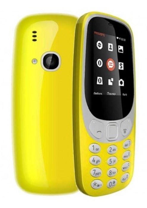 Nokia 3310 /Jaune /2,4Pouce /QVGA /2 Mpx /16 Mo /1200 mAh
