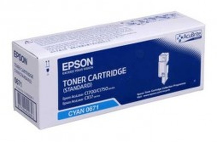 Toner Cyan Capacité Standard EPSON 700 pages (C13S050671)