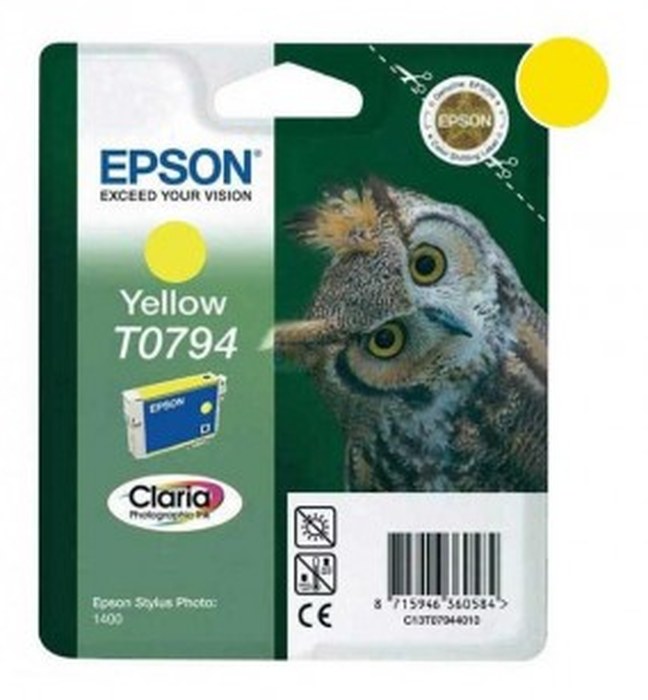 Cartouche Epson Chouette - Encre Claria J (C13T07944010)