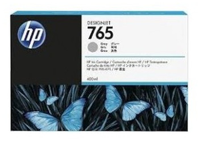 HP 765 400 ml Gray Ink Cartridge