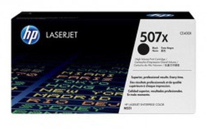 Cartouche d'encre noire HP LaserJet 507X (CE400X)