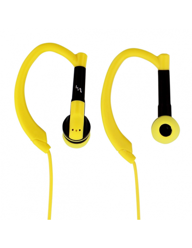 Ecouteurs Sport Run'up water résistant Noir/jaune